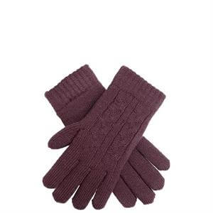Dents Women's Cable Knit Gloves